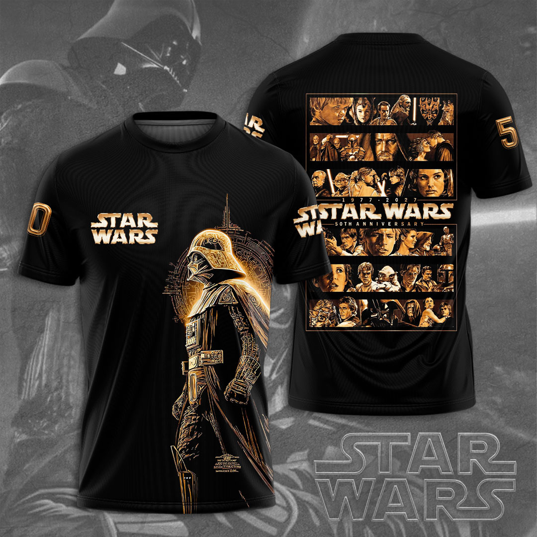 Star Wars 50th Anniversary 2027 Shirt Star Wars Merch Birthday Ideas For Husband