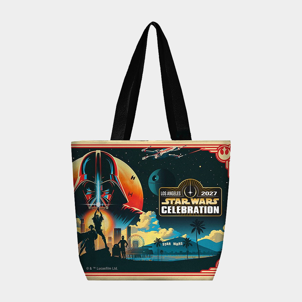 Star Wars Celebration Merch 2027 Star Wars Celebration LA Key Art Tote Bag Gifts For Sisters
