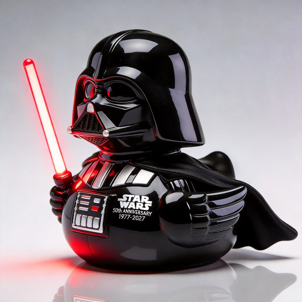 Star Wars Darth Vader 50th Anniversary 1977-2027 Rubber Duck