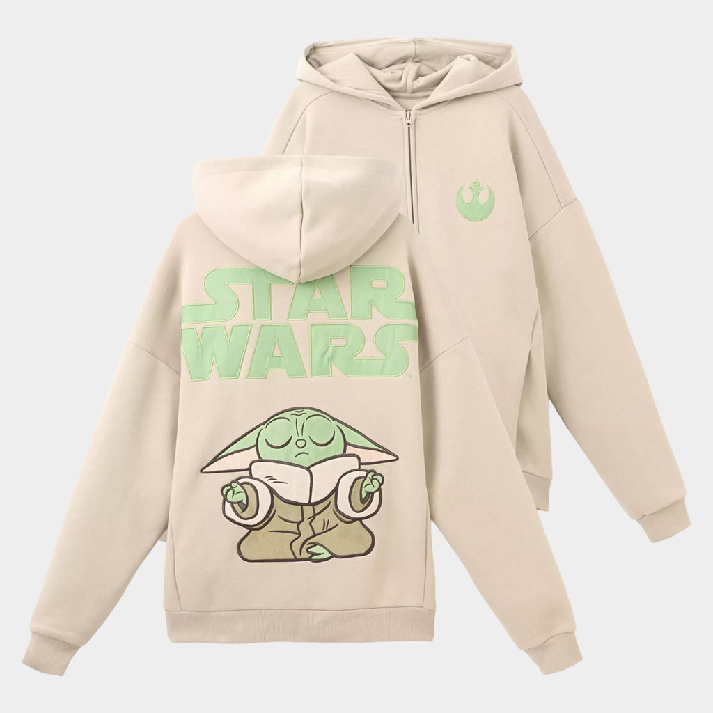 Star Wars Day 2026 Merch Grogu Zip Hoodie Star Wars The Mandalorian Hoodie BFF Gifts