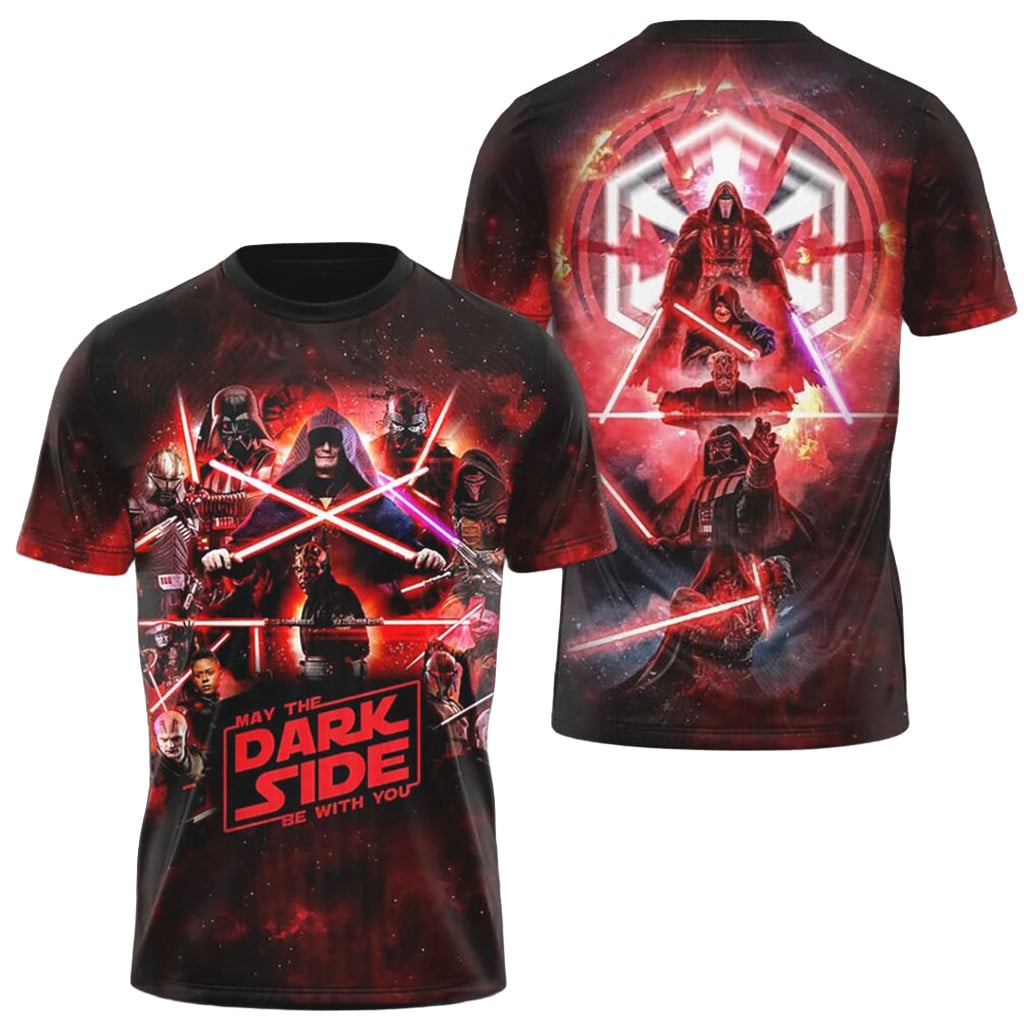 Star Wars Merch May The Dark Side Be With You Sith Lords Galactic Empire Shirt Gift For Fans