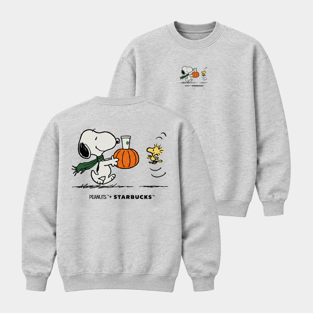 Starbucks Peanuts Merch 2026 Snoopy Sweatshirt Starbucks Snoopy Collection Clothing Fall Gifts