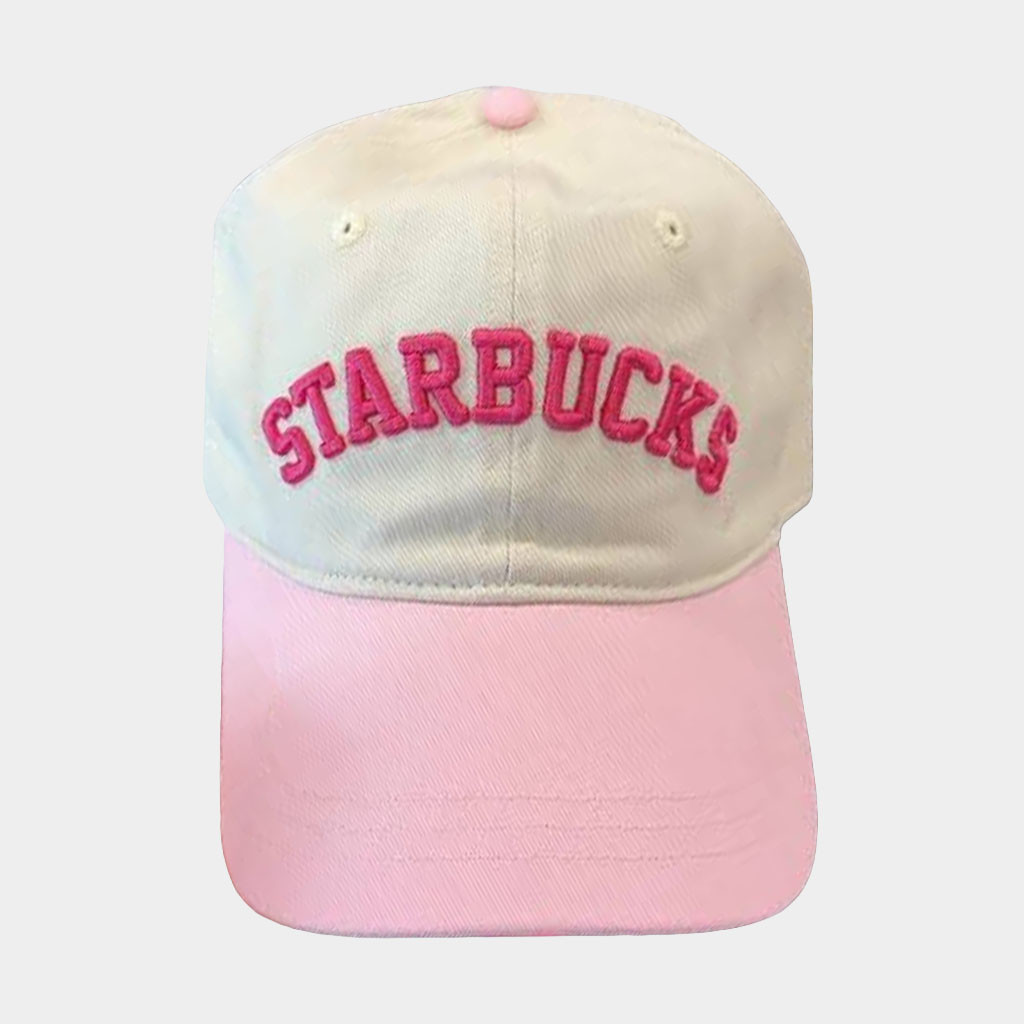 Starbucks Pink Hat Embroidered Starbucks Merch Birthday Ideas For Sisters