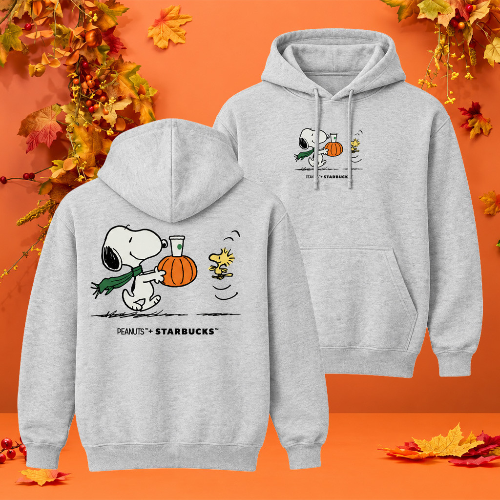 Starbucks X Peanuts Merch 2026 Snoopy Hoodie Starbucks Peanuts Fall Merchandise Collection Gift