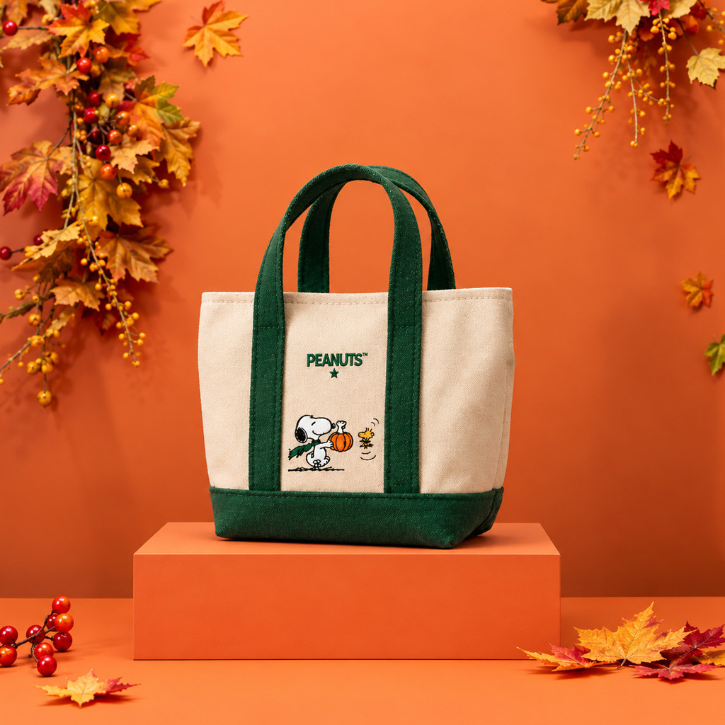 Starbucks X Peanuts Merch 2026 Snoopy Tote Bag Starbucks Fall Merch Gifts For Snoopy Lovers