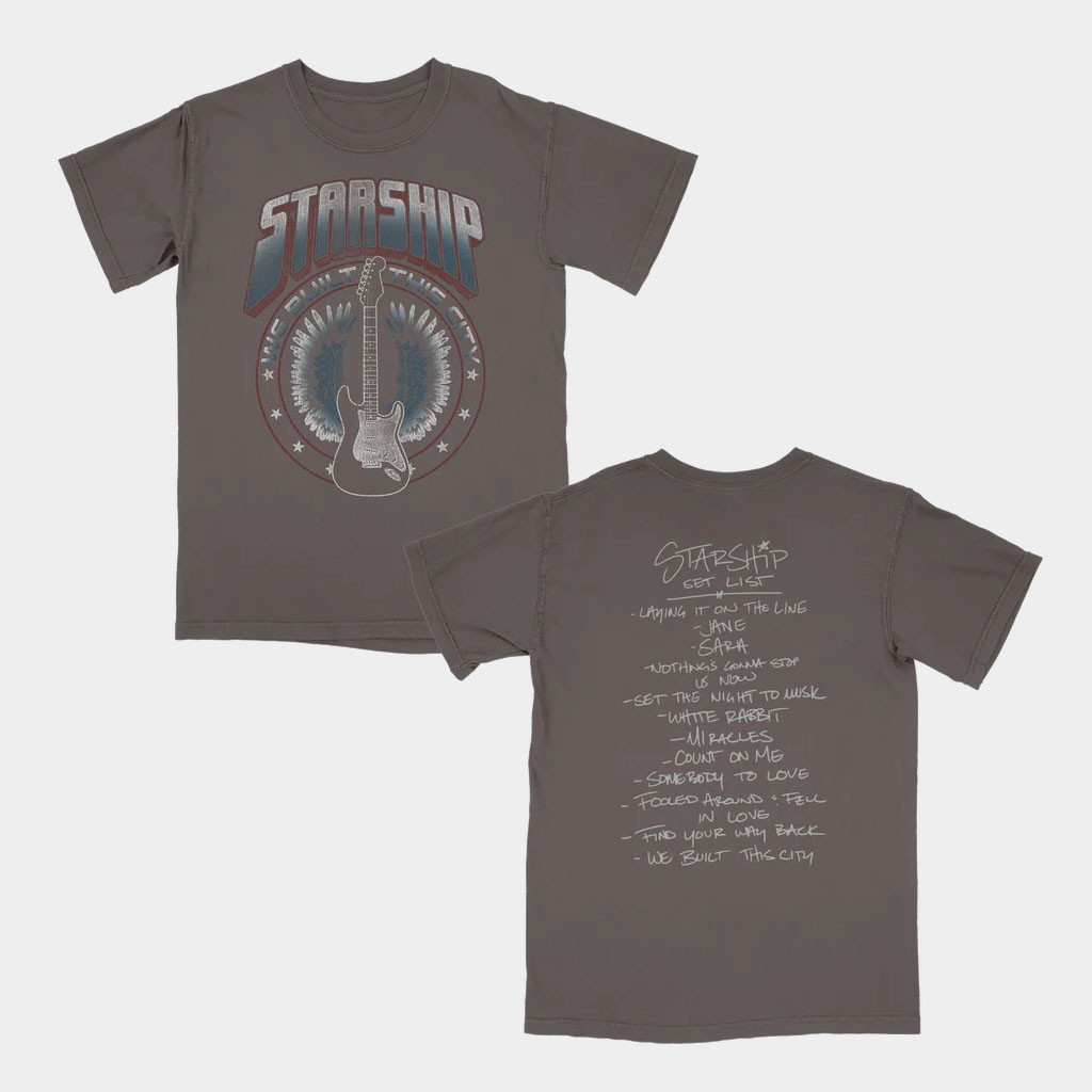 Starship Merch 2026 Starship Setlist T-Shirt Birthday Gift For Husband