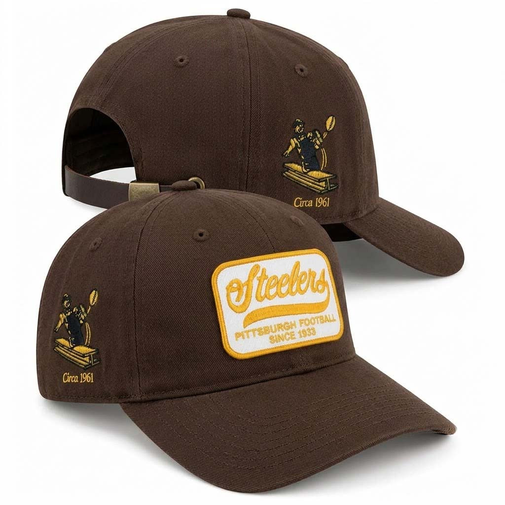 Steelers Pittsburgh Football Since 1933 Hat Embroidered Pittsburgh Steelers Merch Fan Gifts