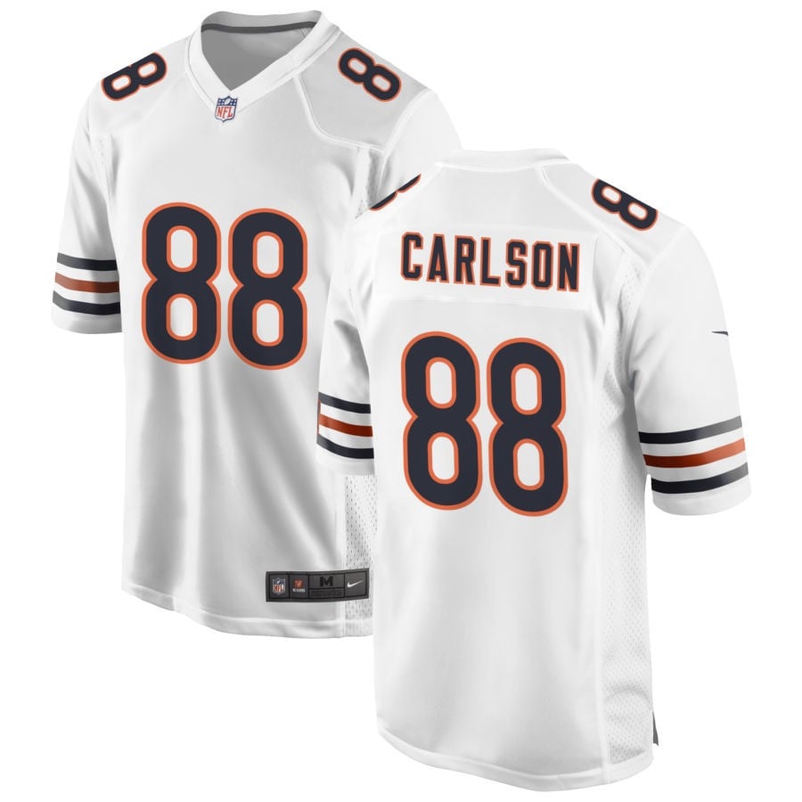 Stephen Carlson Chicago Bears 2025 Game Jersey - White