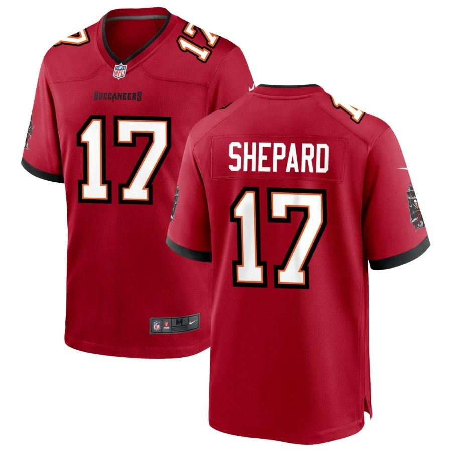 Sterling Shepard Tampa Bay Buccaneers 2025 Team Game Jersey - Red