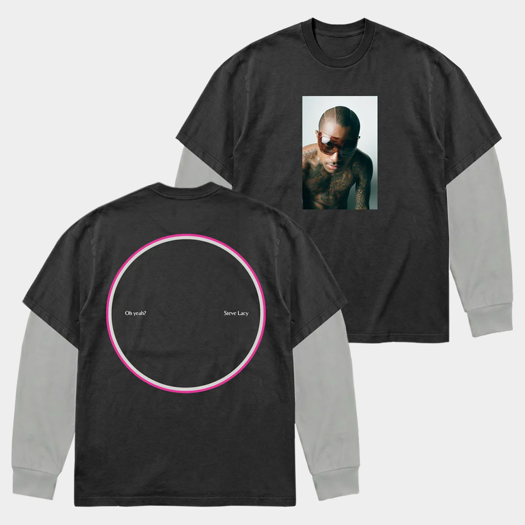 Steve Lacy Merch 2026 Portrait Long Sleeve Shirt Steve Lacy Oh Yeah Shirt Gift For Music Fans