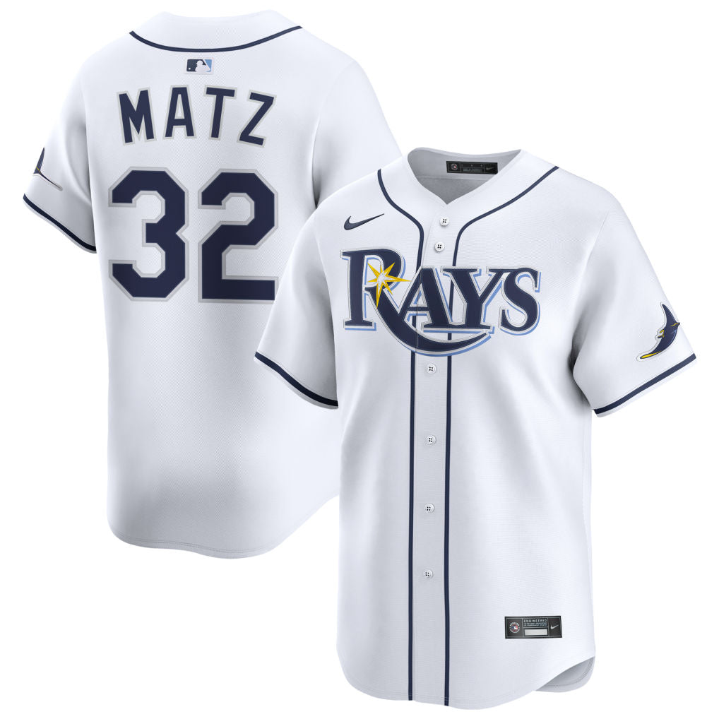 Steven Matz Tampa Bay Rays 2026 Home Limited Jersey - White