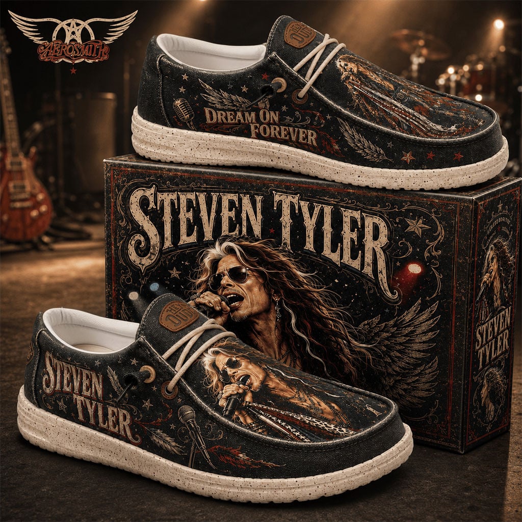 Steven Tyler Dream On Forever Shoes Steven Tyler Merch 2026 Gift Ideas For Music Lovers