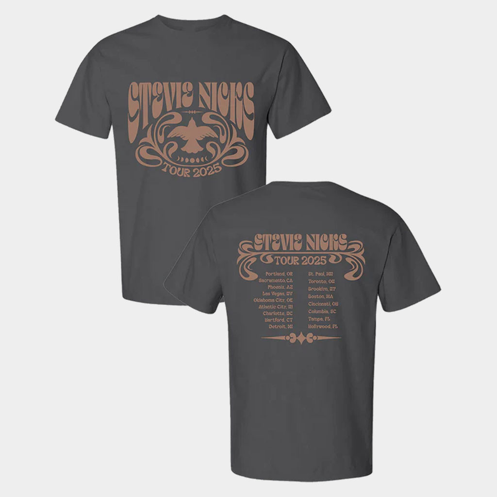 Stevie Nicks Merch Stevie Nicks Tour 2025 Dove Moon Phases T-Shirt Gifts For Music Fans