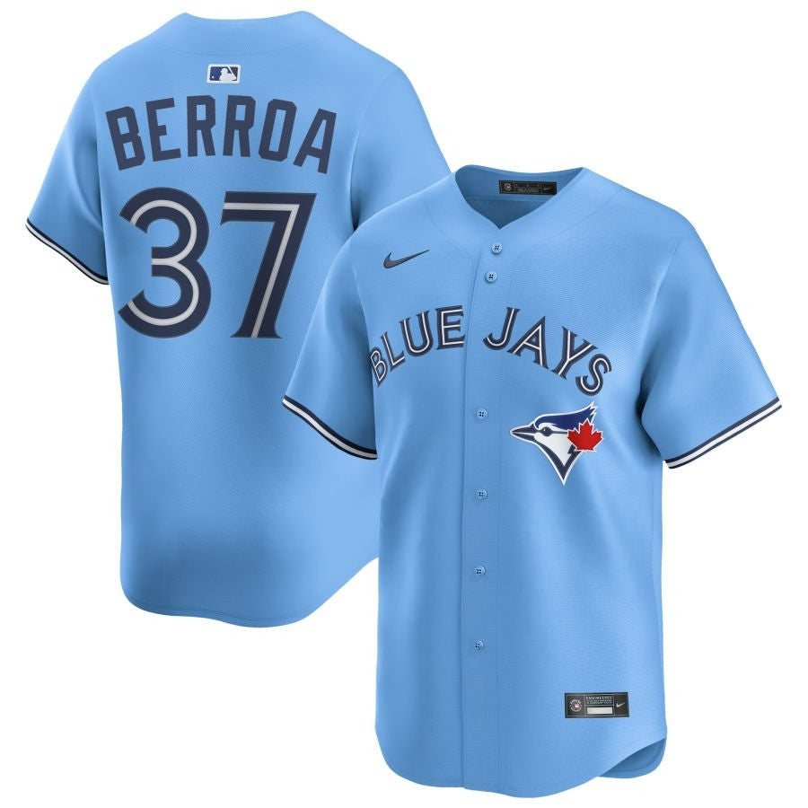 Steward Berroa Toronto Blue Jays 2025 Alternate Limited Jersey - Light Blue