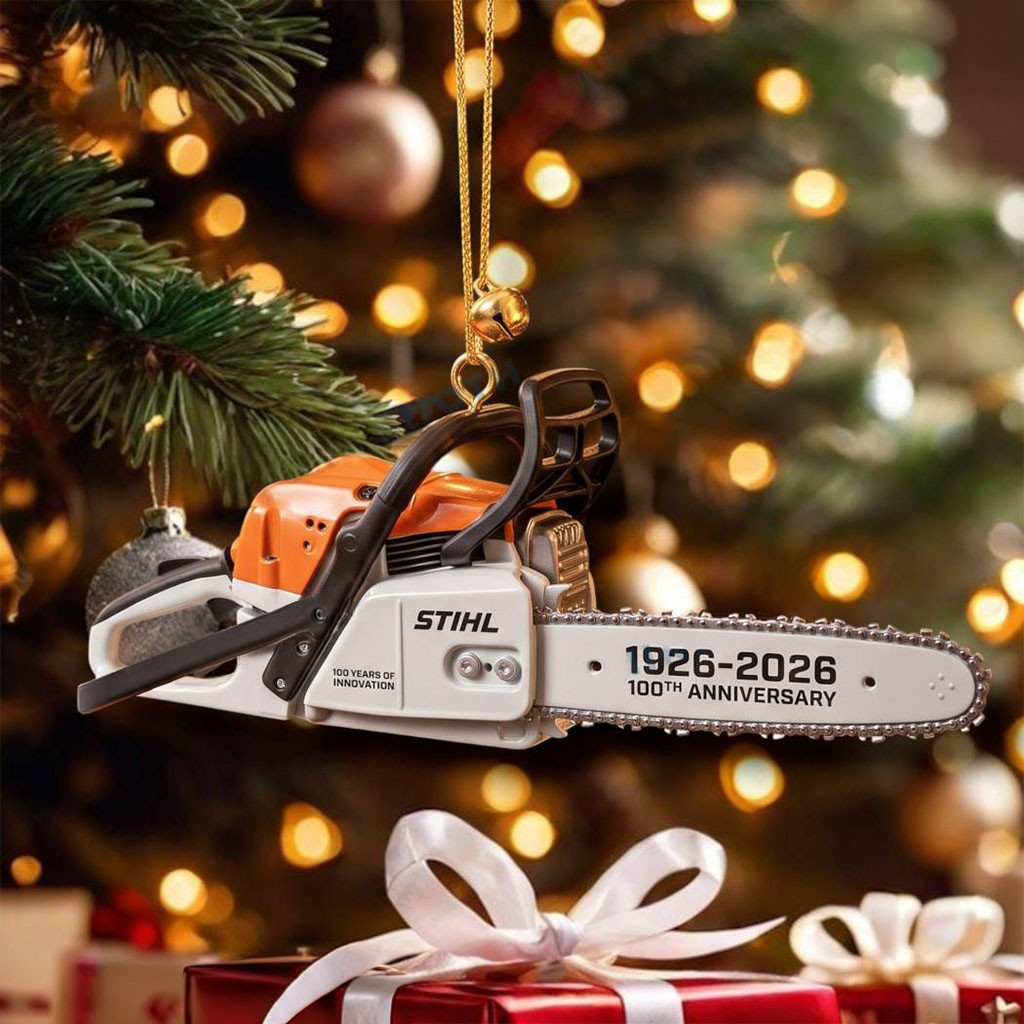 Stihl Chainsaw 1926 2026 100th Anniversary Christmas Ornament Xmas Tree Decor Ideas