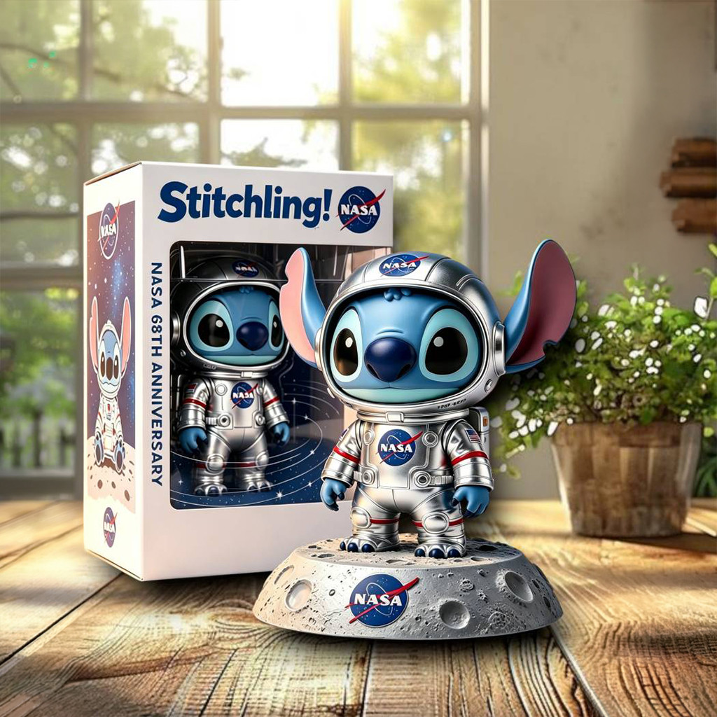 Stitch NASA 68th Anniversary Collector Pop Figure Stitch Merch Best Gift For Son