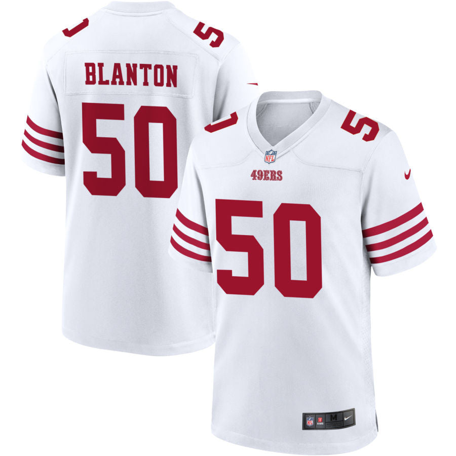 Stone Blanton San Francisco 49ers 2025 Game Player Jersey - White