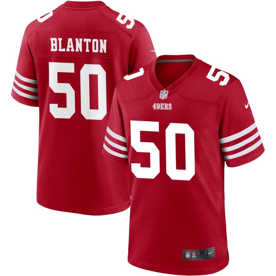 Stone Blanton San Francisco 49ers 2025 Jersey - Scarlet