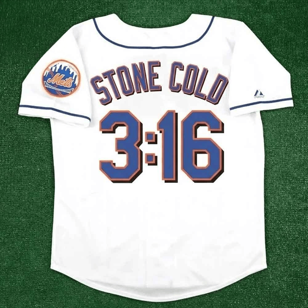 Stone Cold Steve Austin New York Mets 316 Baseball Jersey Mets Merch Gifts For Baseball Fans - Image 2