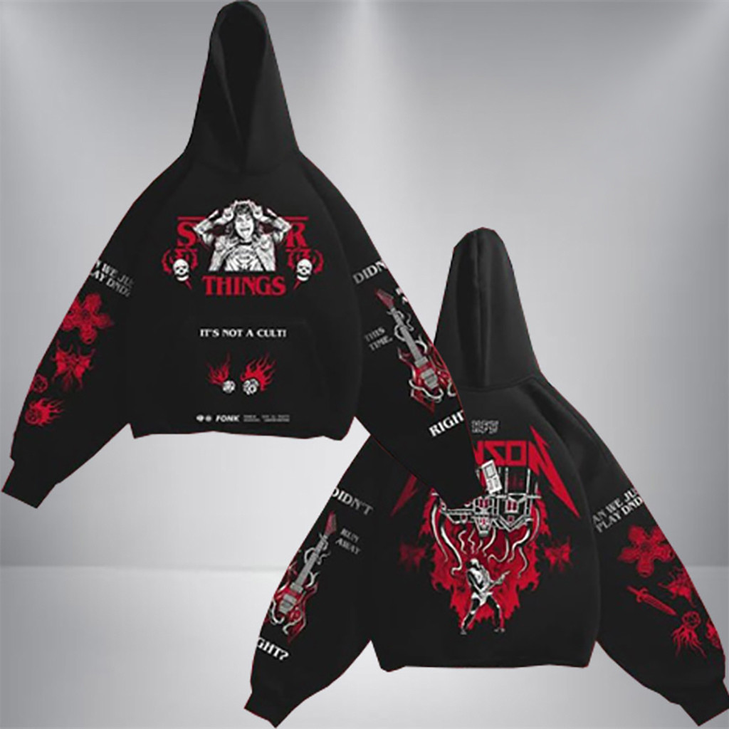 Stranger Things 5 Master Of Puppets Eddie Munson Hoodie Stranger Things Merch BFF Gifts