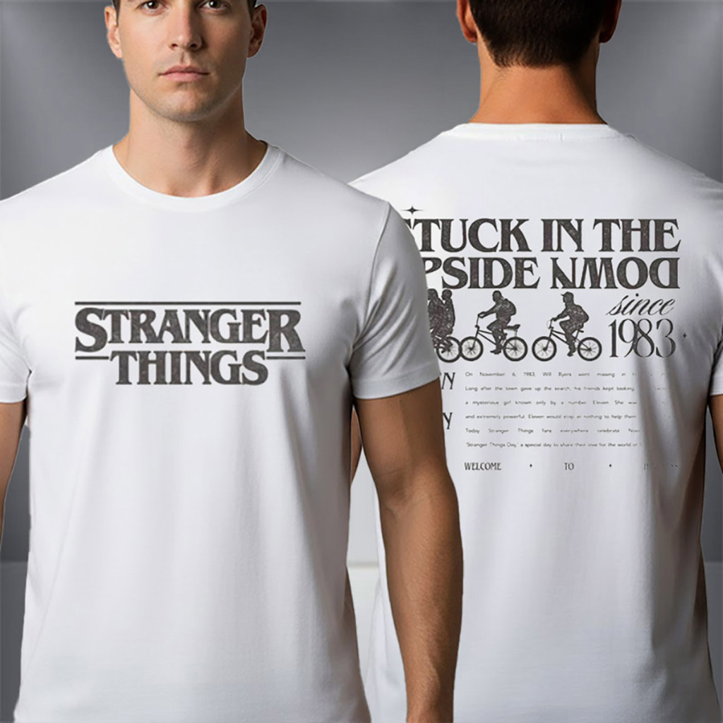 Stranger Things Stuck in The Upside Down Since 1983 T-Shirt Stranger Things Merch Fan Gifts