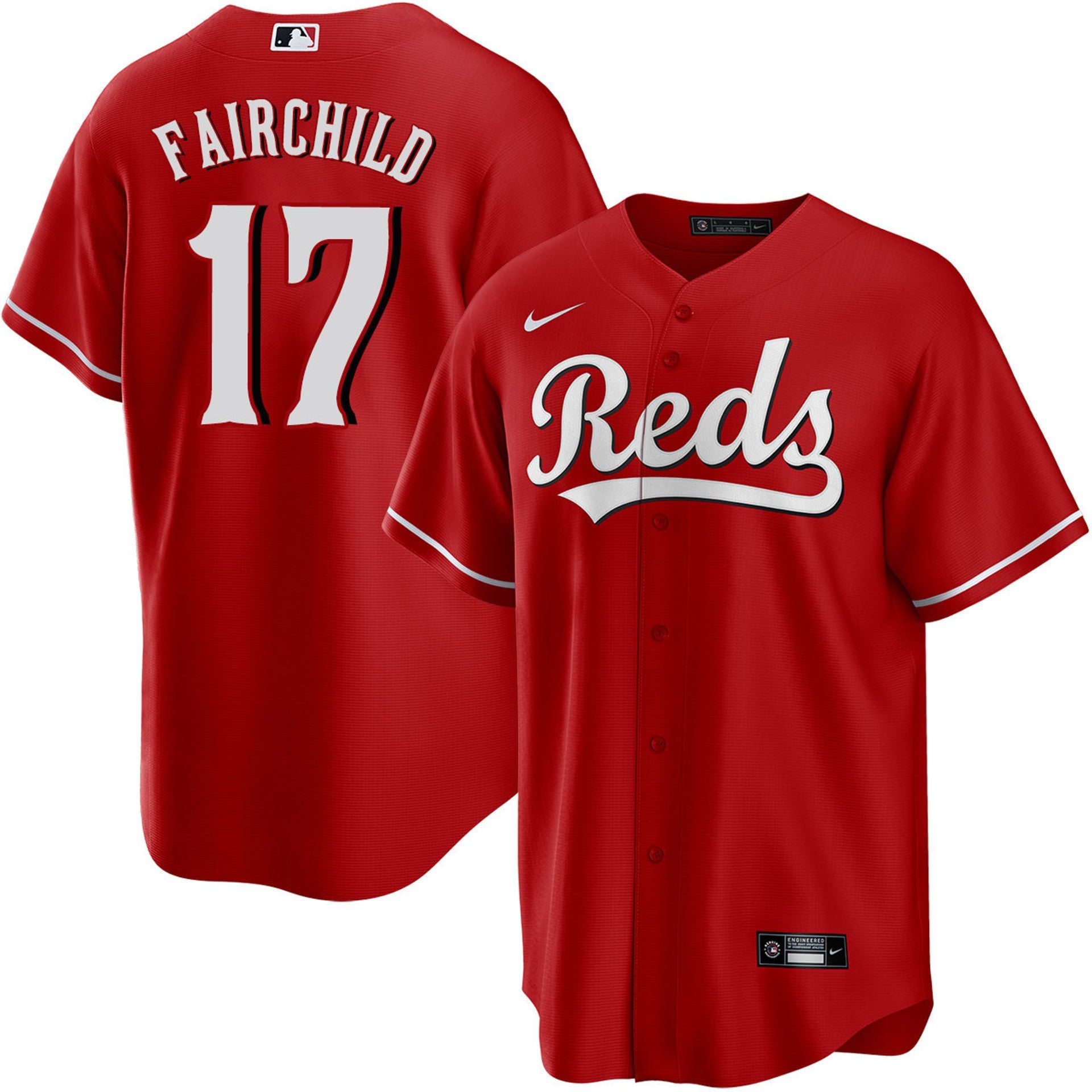 Stuart Fairchild Cincinnati Reds 2025 Alternate Jersey - Red