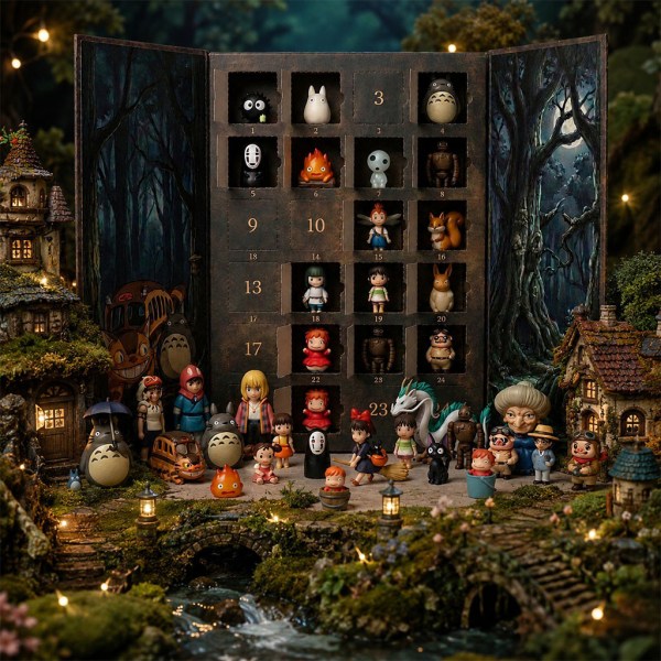 Studio Ghibli Anime Advent Calendar 2026 Christmas Ornaments Studio Ghibli Merch Fan Gifts - Image 2