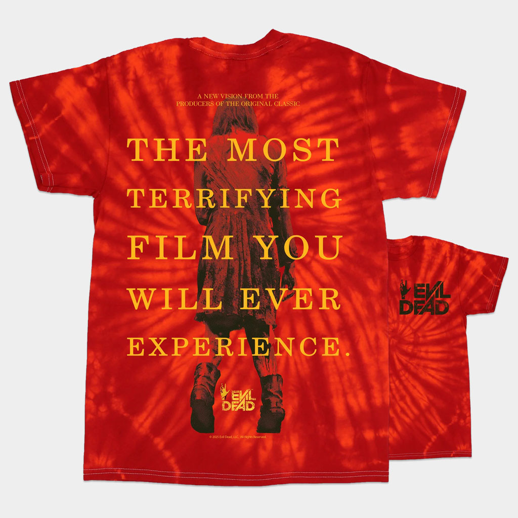 StudioHouse Designs Merch 2026 Evil Dead 2013 Teaser Tie Dye T-Shirt Present For Horror Fans