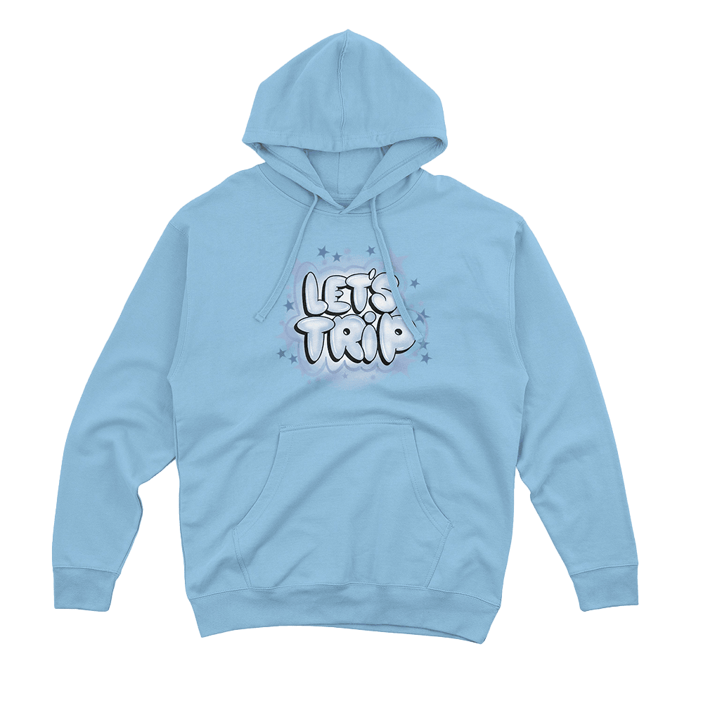 Sturniolo Triplets Merch Let's Trip Airbrush Hoodie Gifts For Fans Retro Gift for Him - Image 2