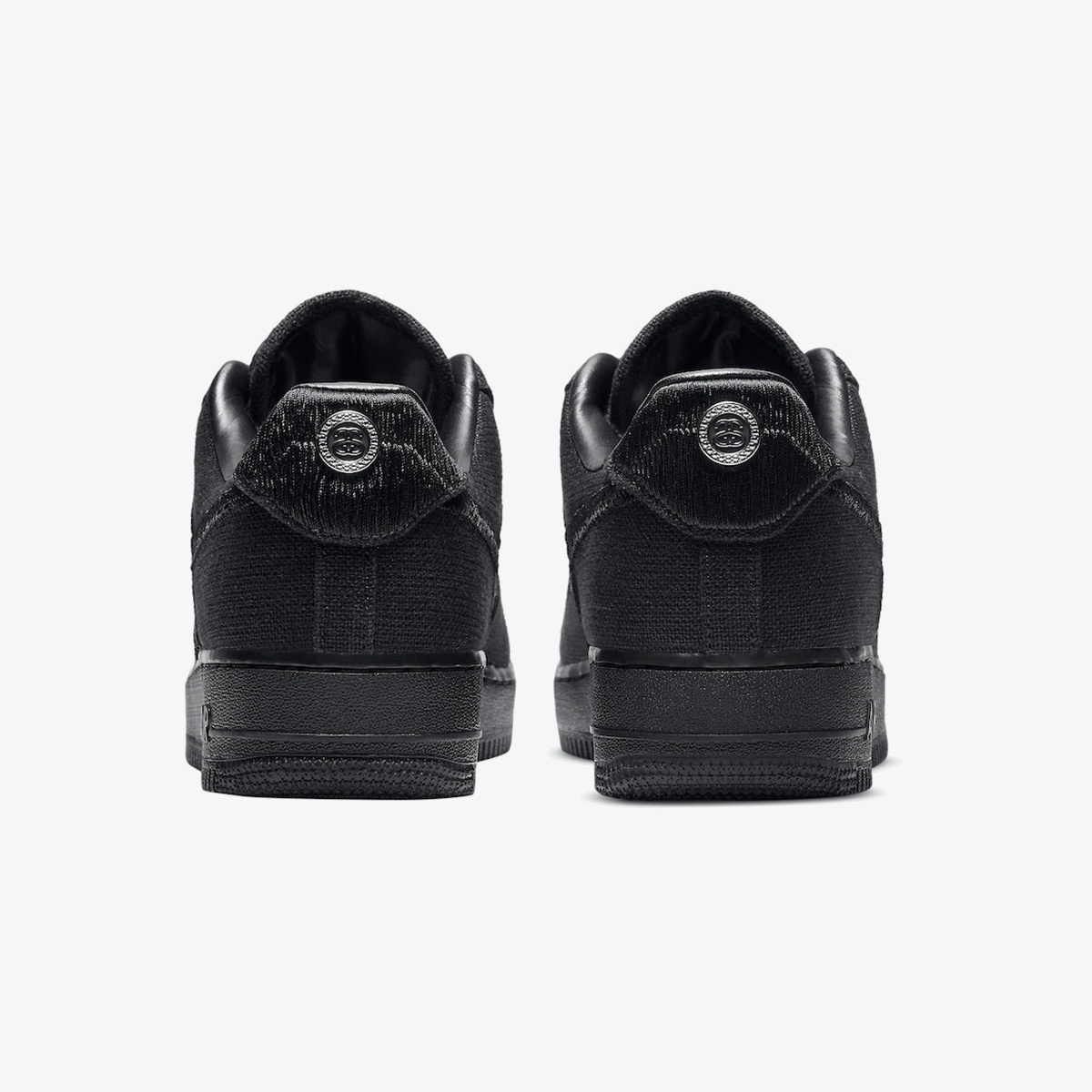Stussy x Nike Air Force 1 Low 'Triple Black' - Image 5