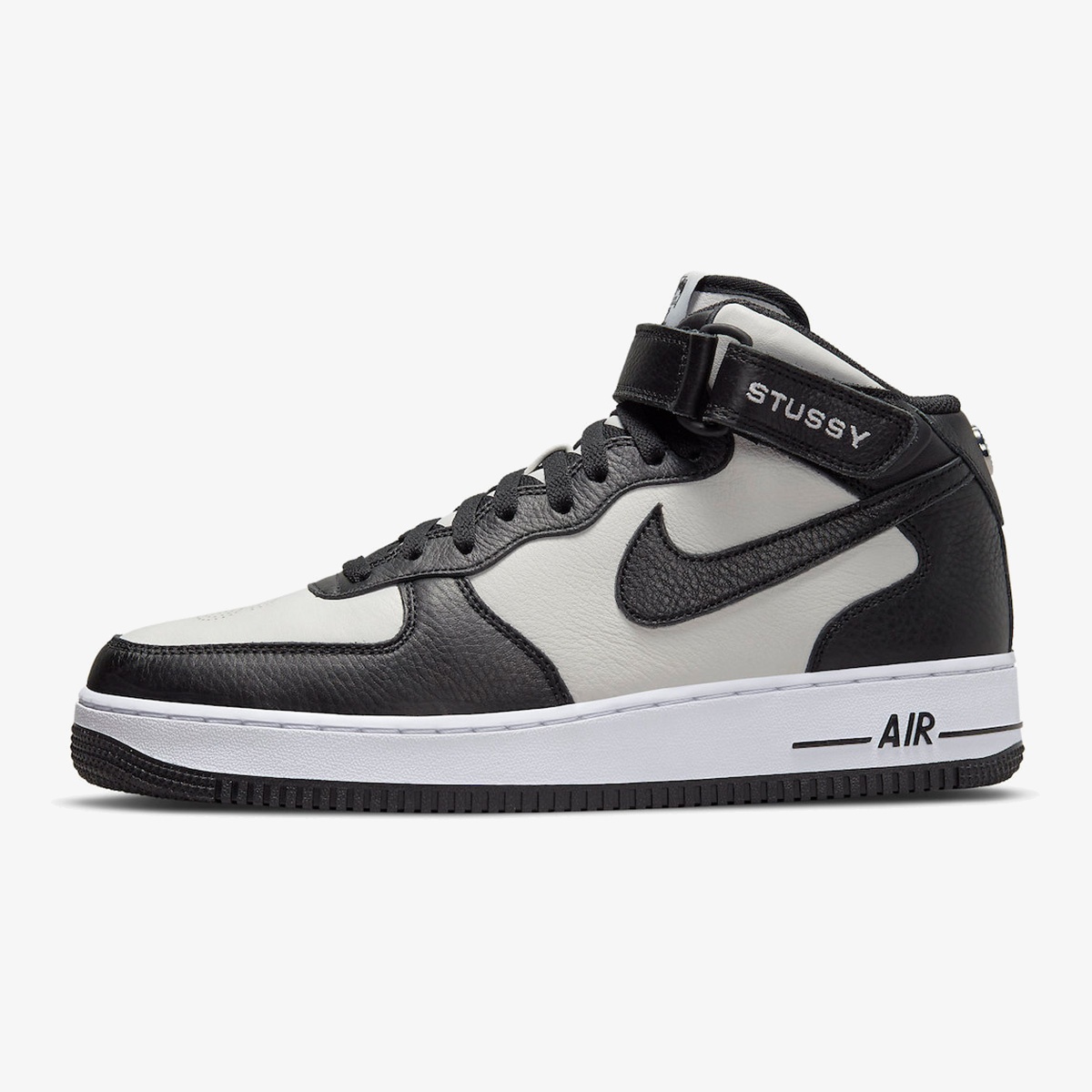 Stussy x Nike Air Force 1 Mid 'Black White'