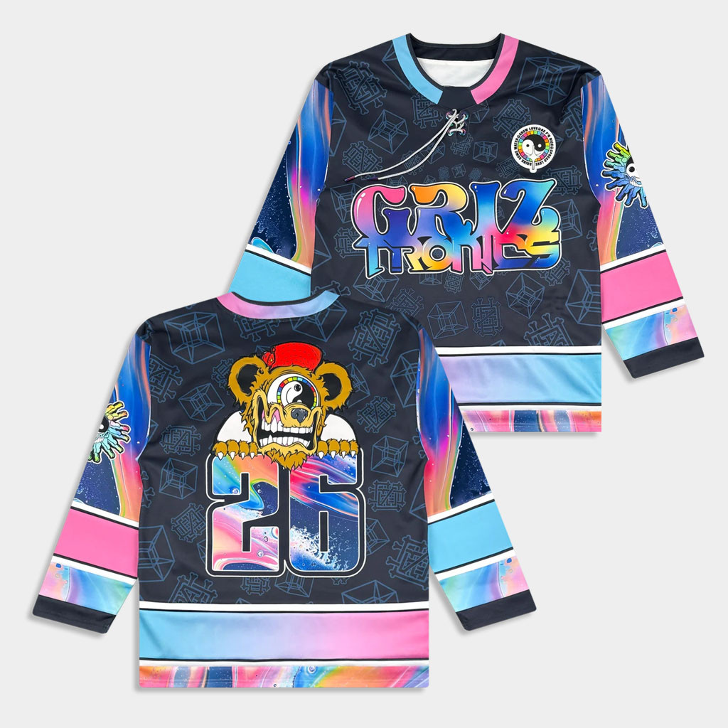 Subtronics Merch 2026 Griztronics Event Hockey Jersey Gifts For Music Lovers