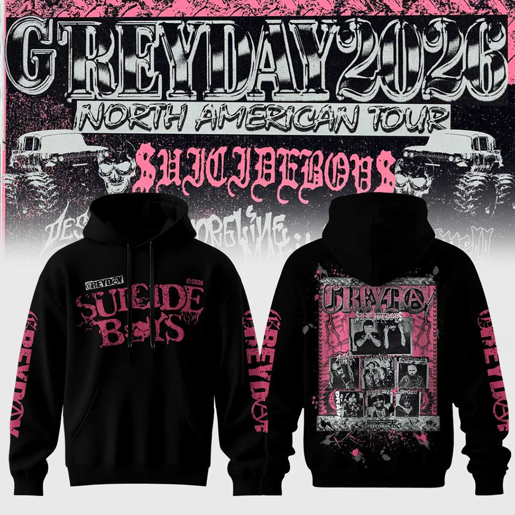 SuicideboyS Grey Day Tour 2026 Hoodie SuicideboyS Merch Gifts For Hip Hop Fan