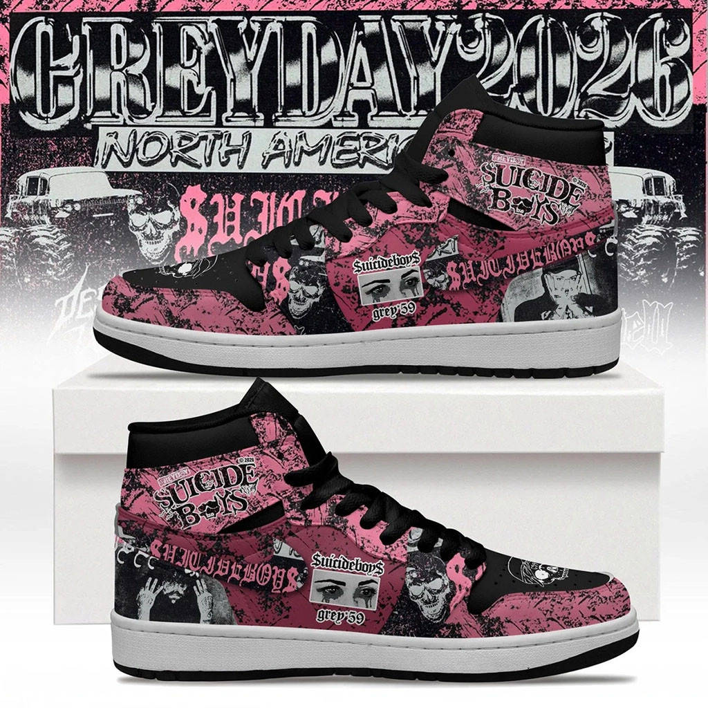 Suicideboys Greyday North American Tour 2026 High Top Shoes Suicideboys Merch Fans Gifts