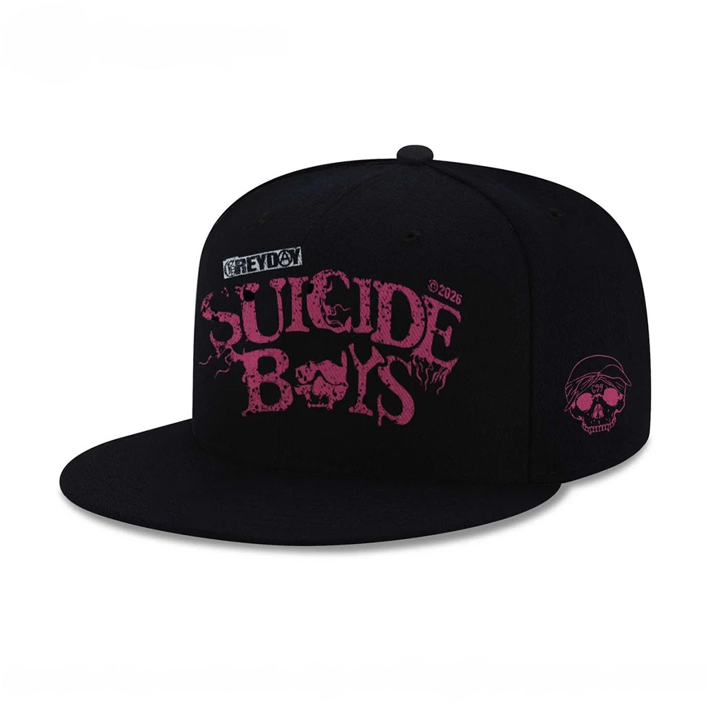 Suicideboys Merch Grey Day 2026 North American Tour Snapback Hat Gifts For Hip Hop Fans