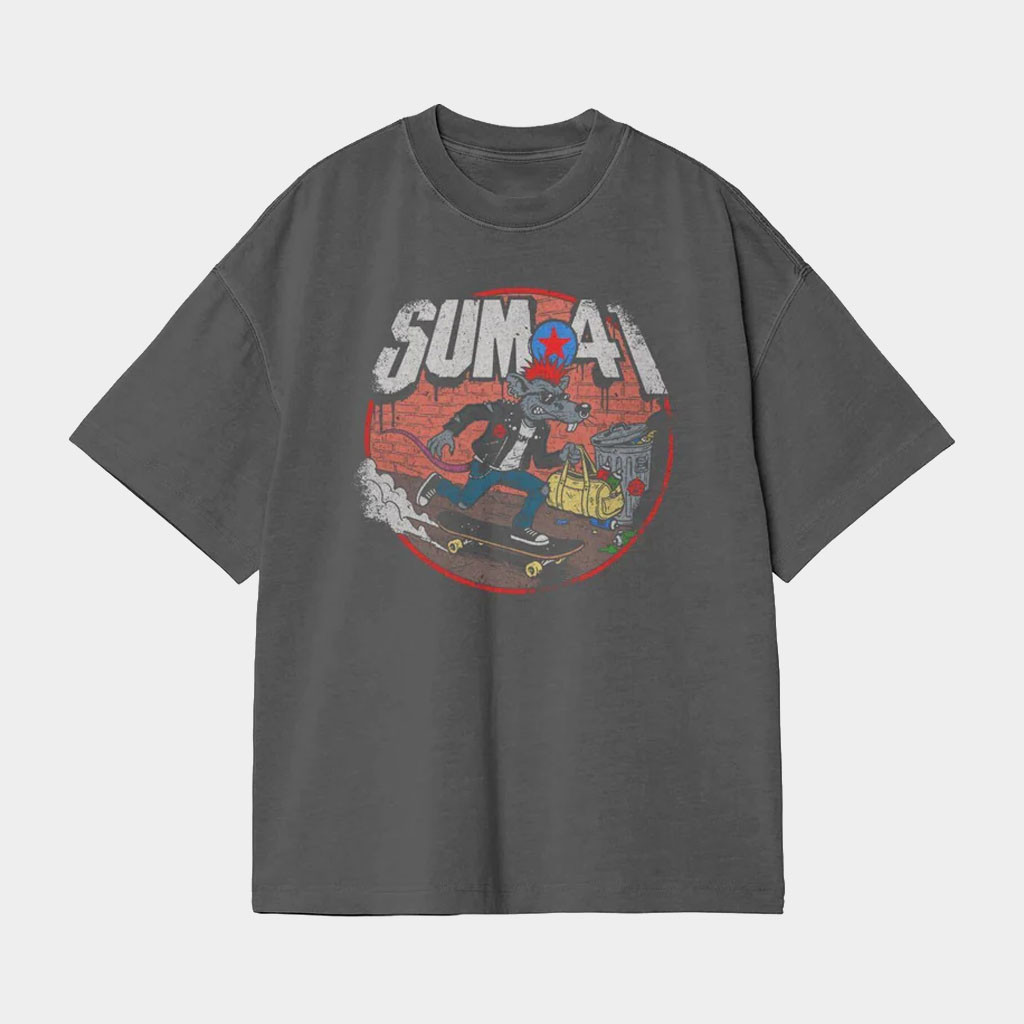 Sum 41 Merch 2026 Rat T-Shirt Sum 41 Band Shit Rock Music Fan Gifts For Him
