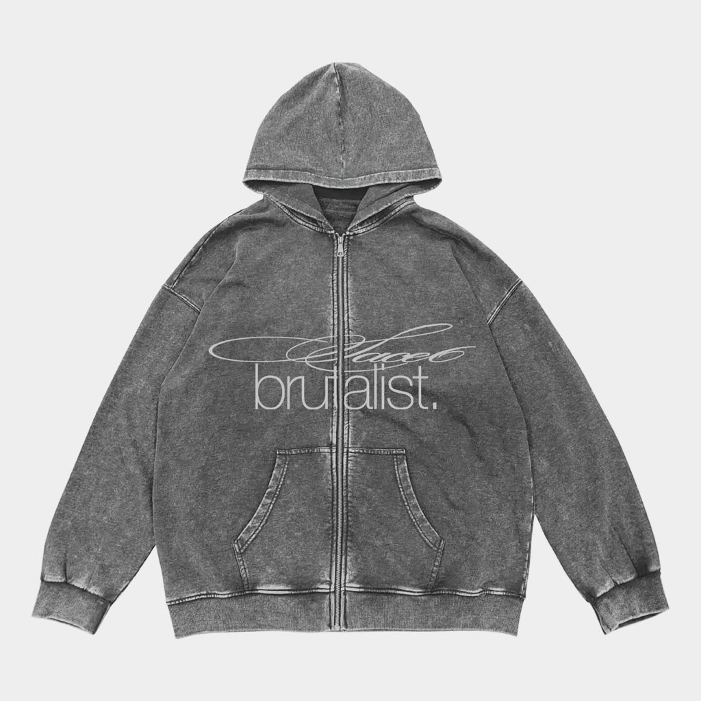 Sumerian Records Merch 2026 Sace6 Brutalist Zip Hoodie Best Gift For Music Fans