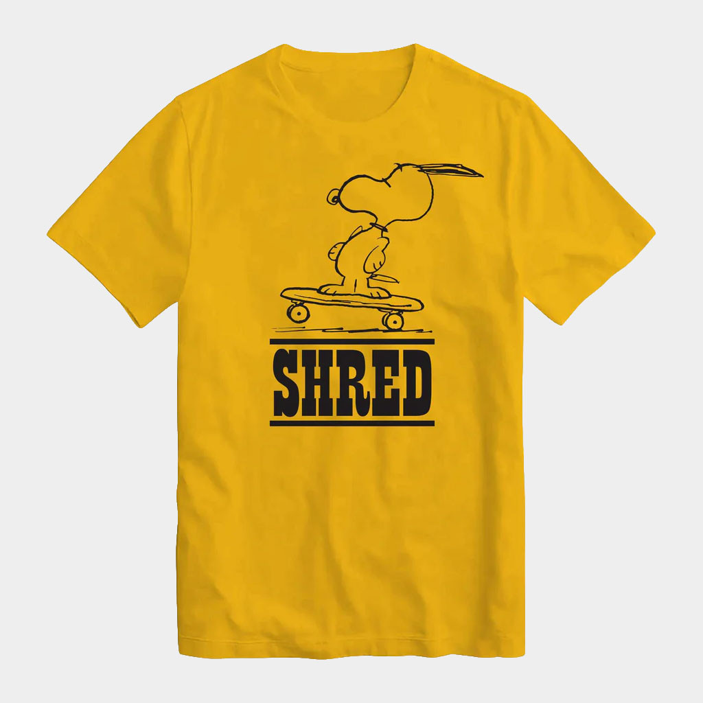 Super7 Merch 2026 Peanuts Snoopy Skates T-Shirt Shred Shirt Unique Gifts For Brothers
