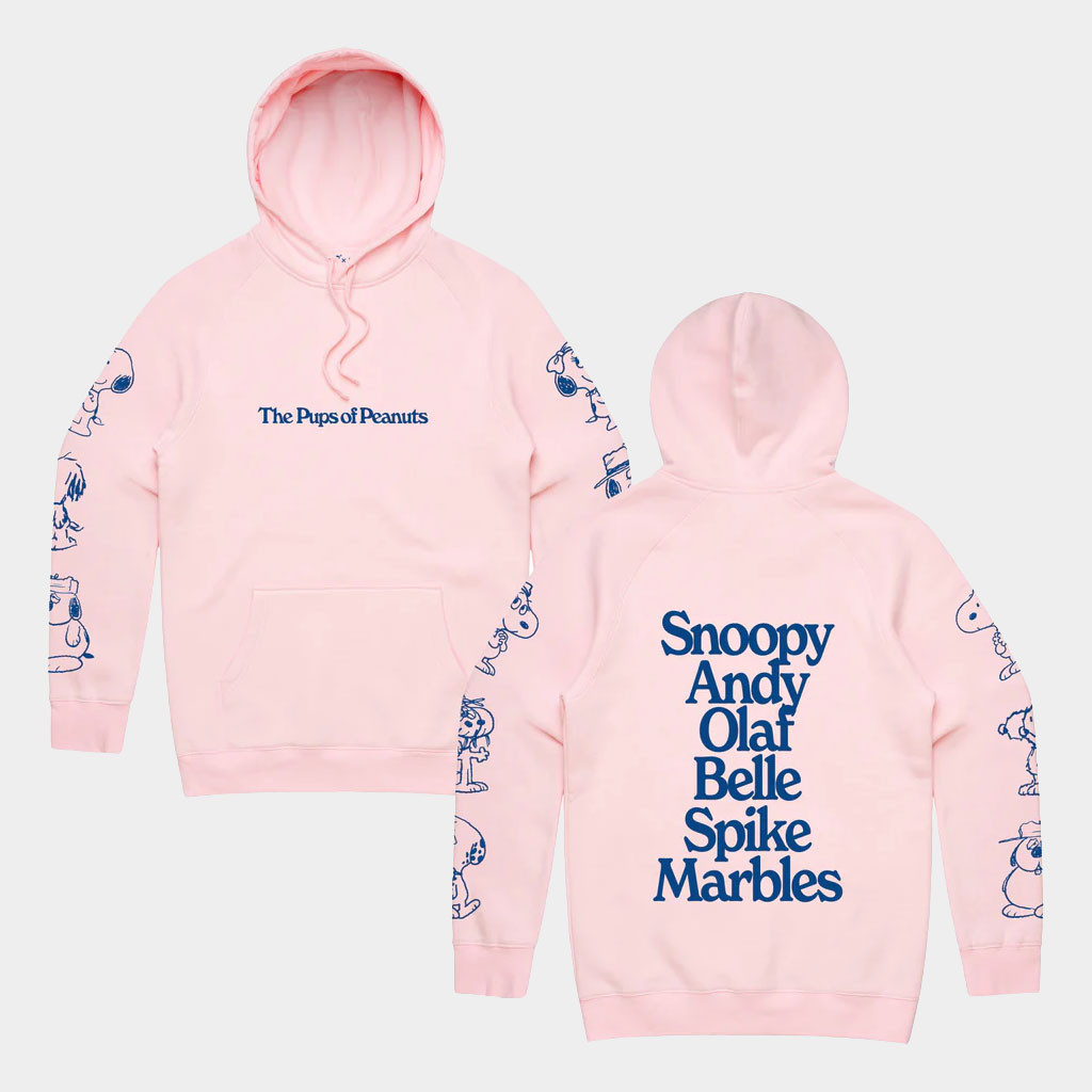 Super7 Merch 2026 The Pups Of Peanuts Hoodie Peanuts Family Name Hoodie Gifts For Daughters