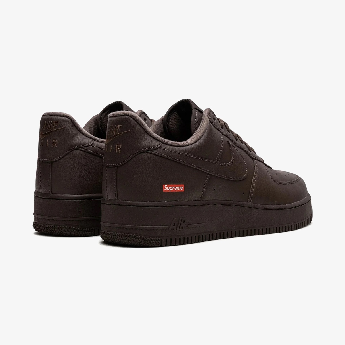 Supreme x Nike Air Force 1 Low 'Box Logo - Baroque Brown' - Image 4