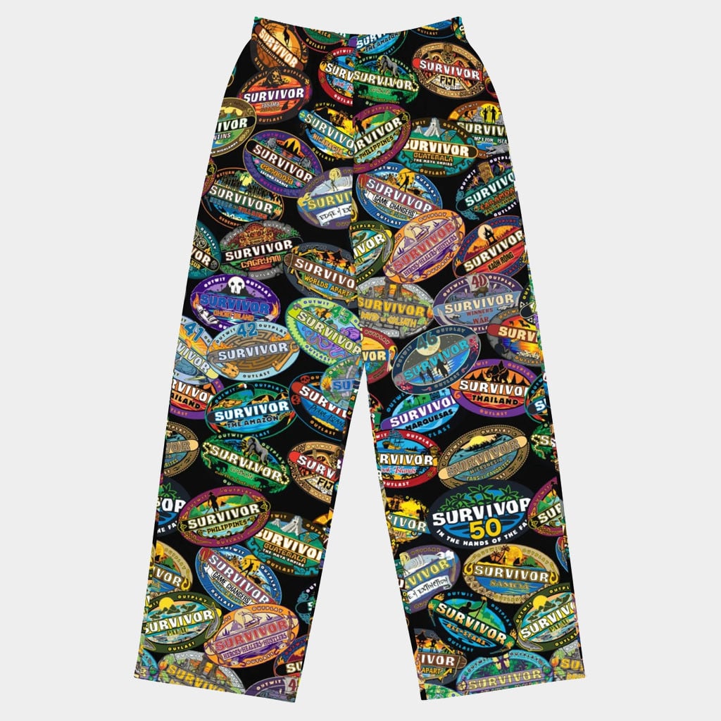 Survivor Merch 2026 Survivor Pajama Pants 50 Seasons Logo Pants Gifts For Fans