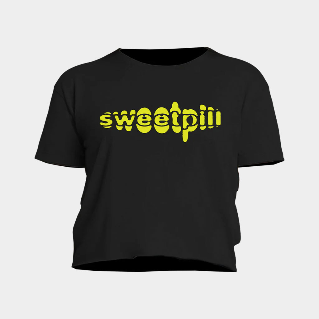 Sweet Pill Merch 2026 Logo Cropped T-Shirt Sweet Pill Shirt Gifts For Music Enthusiasts