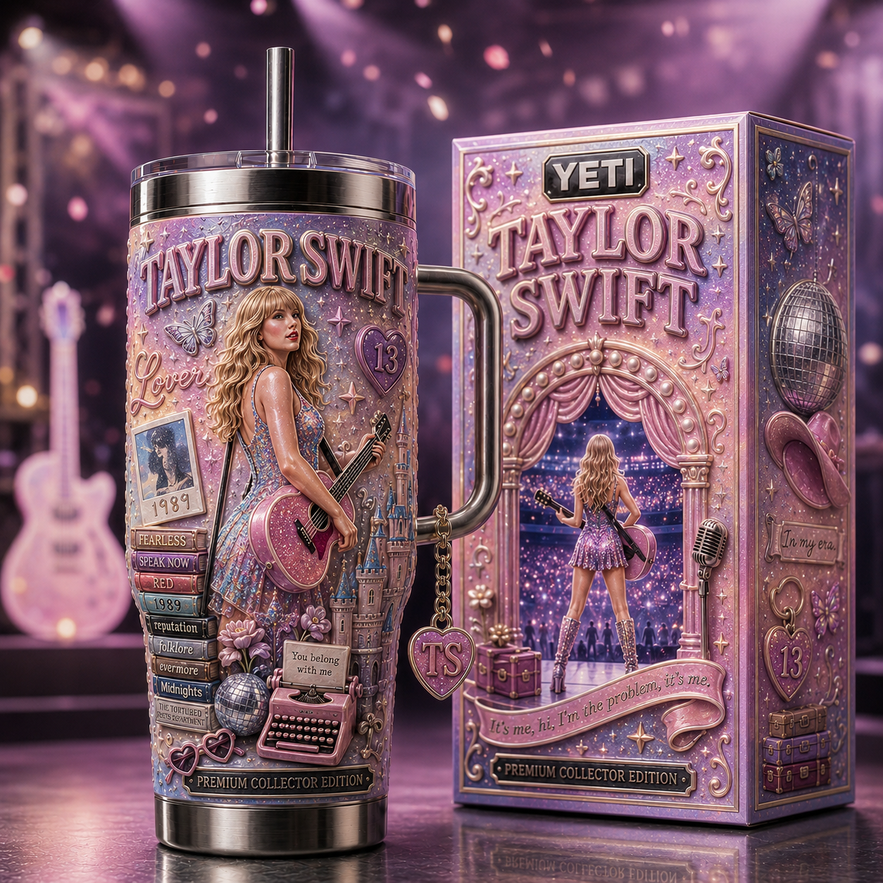 Swifties Merch It's Me Hi I'm The Problem It's Me Tumbler Gifts For Music Fans