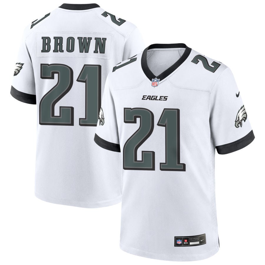 Sydney Brown Philadelphia Eagles 2025 Game Jersey - White