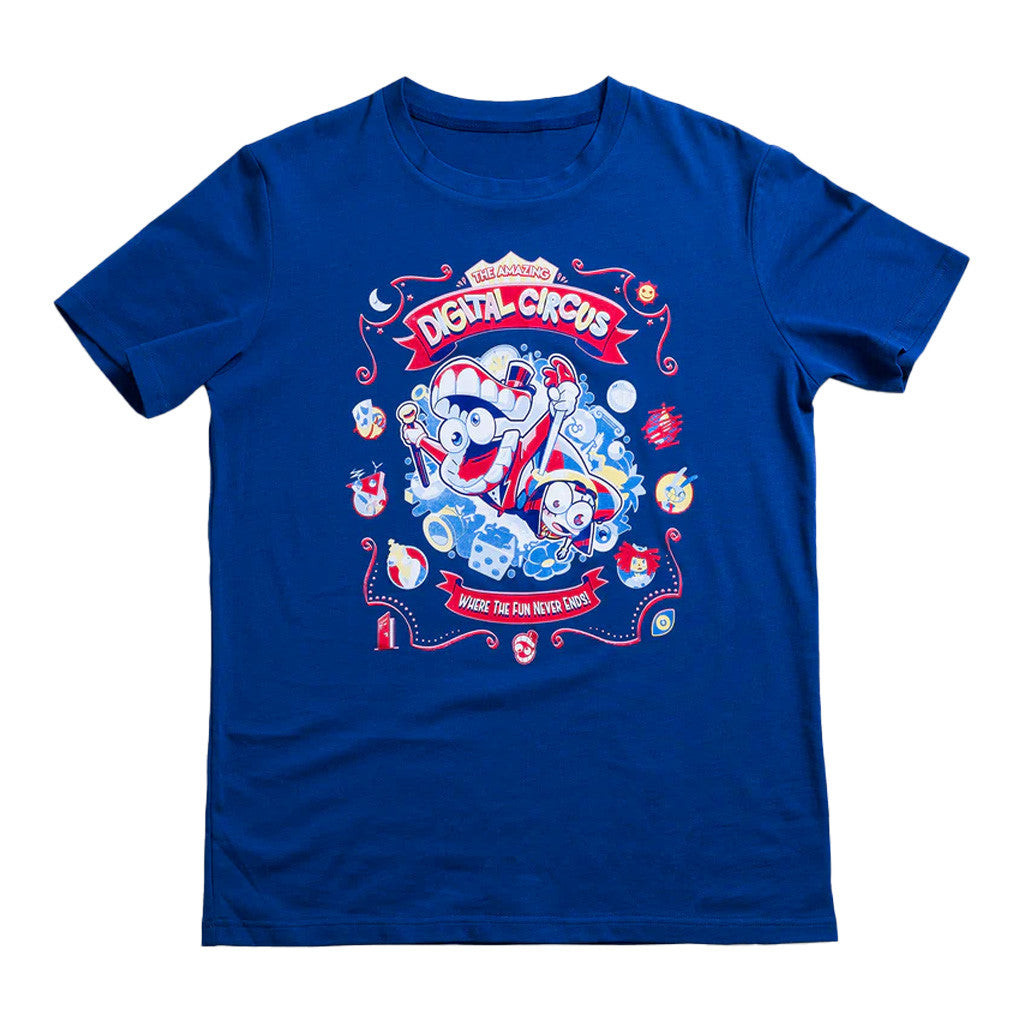 TADC Merch Retro Carnival T-Shirt The Amazing Digital Circus Merch Gifts For Dudes