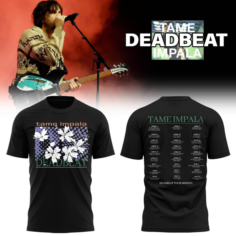 Tame Impala Deadbeat Tour Merch 2026 Tame Impala Deadbeat T-Shirt Gifts For Music Lovers