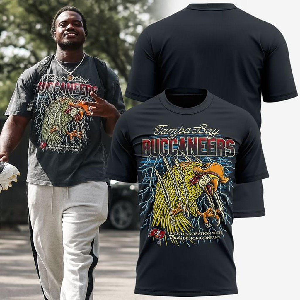 Tampa Bay Buccaneers 50 Seasons Of The Krewe Parrot T-Shirt Buccaneers Merch Fans Gifts