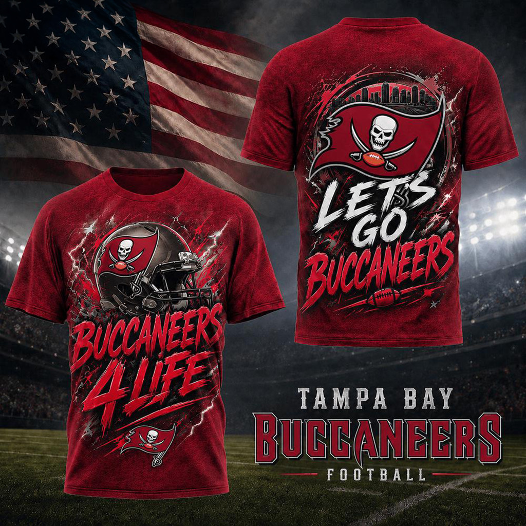 Tampa Bay Buccaneers For Life T-Shirt 2026 Football Fan Shirt Buccaneers Merch Gift For Men