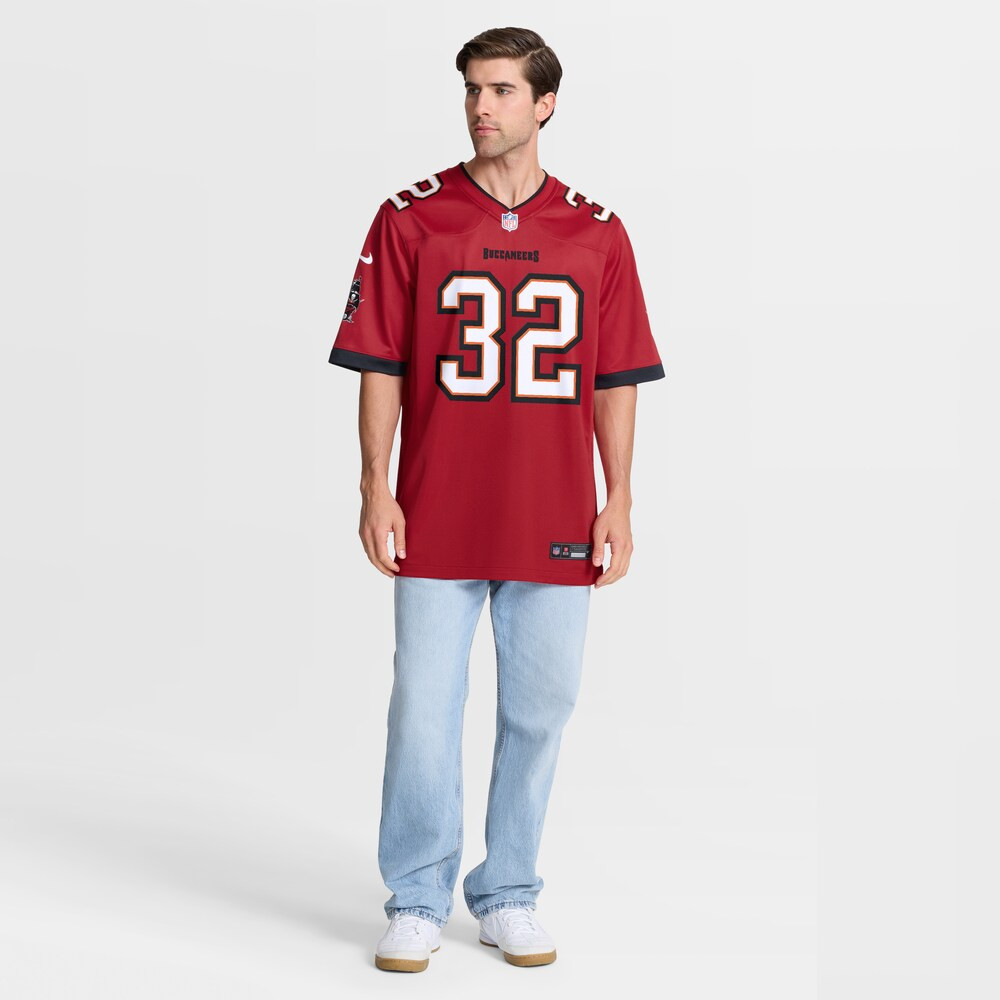 Tampa Bay Buccaneers Merch - Men's Josh Hayes Game Jersey, Red  - American Football Gifts