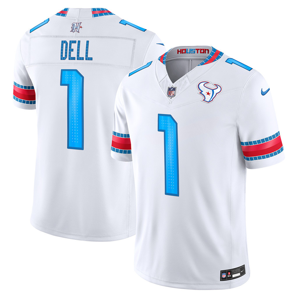 Tank Dell Jersey Shirt NFL Rivalries Merch Houston Texans Limited Jersey Good Football Gifts